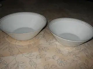 2 skåle, mrk. Noblesse