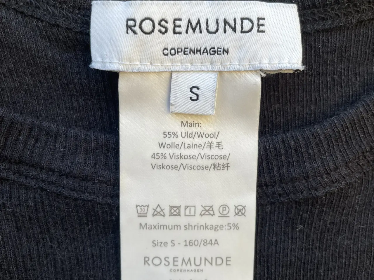 Billede 2 - Rosemunde sort uldtop
