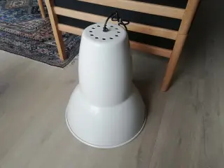 Kæmpe Stor Værkstedslampe råhvid 50cm