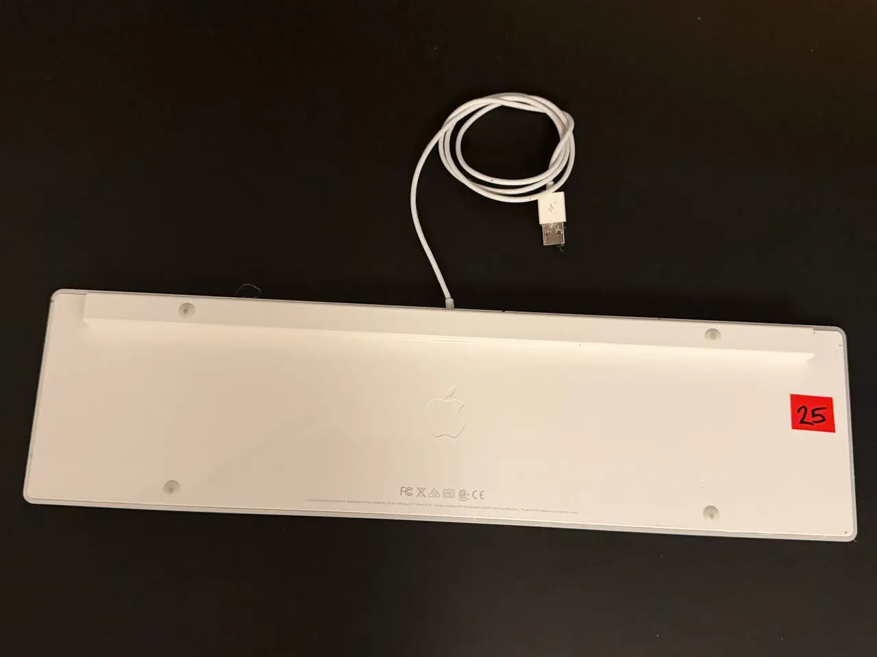 Billede 2 - Apple USB-tastatur m. numerisk, dansk – nr. 25