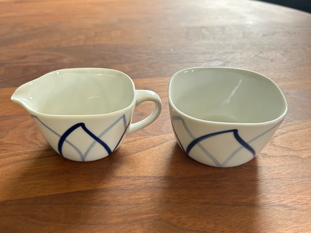 Billede 4 - Danild Harlekin Blå Flamme kaffestel