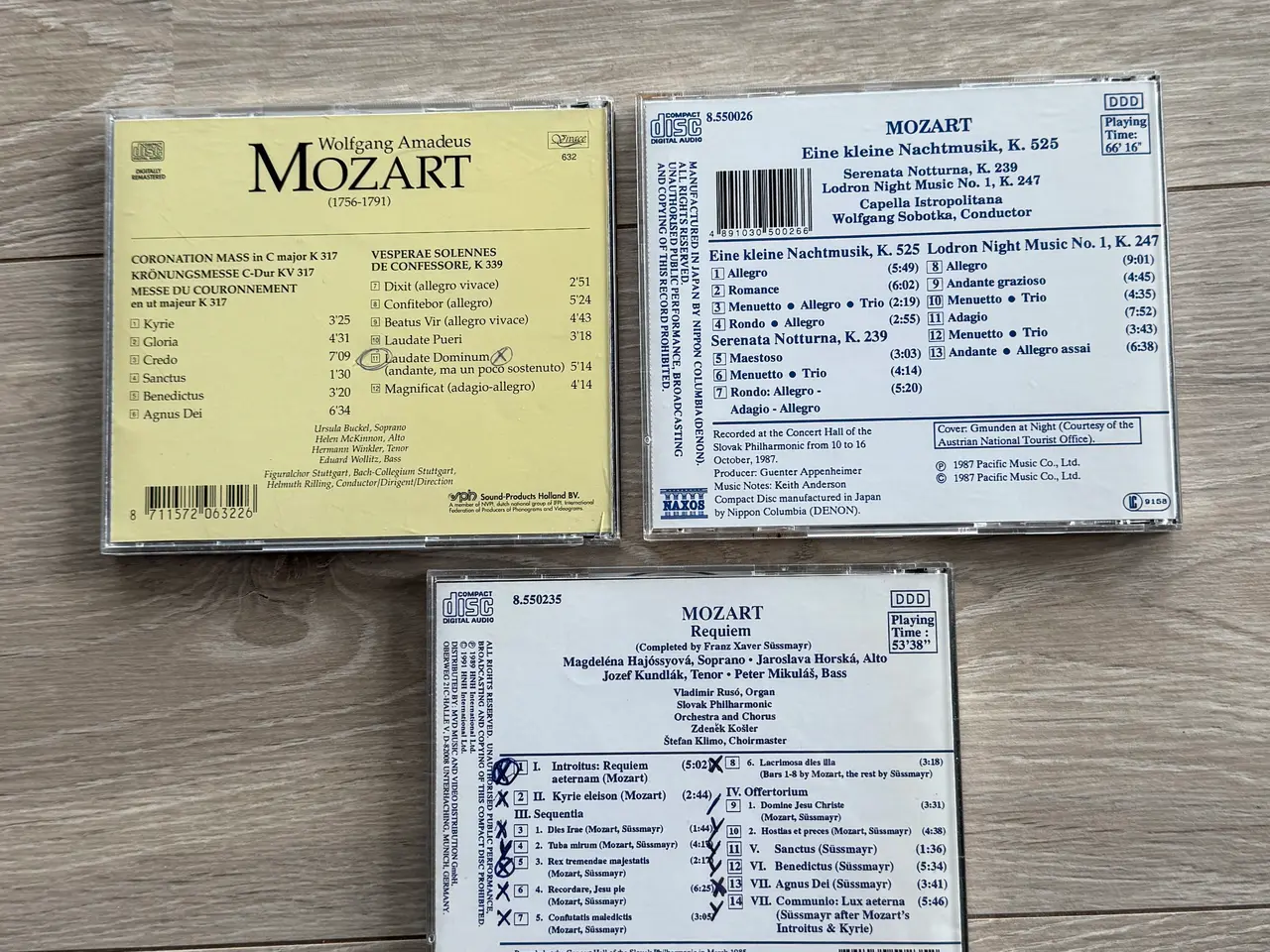 Billede 2 - MOZART - KLASSISK MUSIK 3 CD’ER