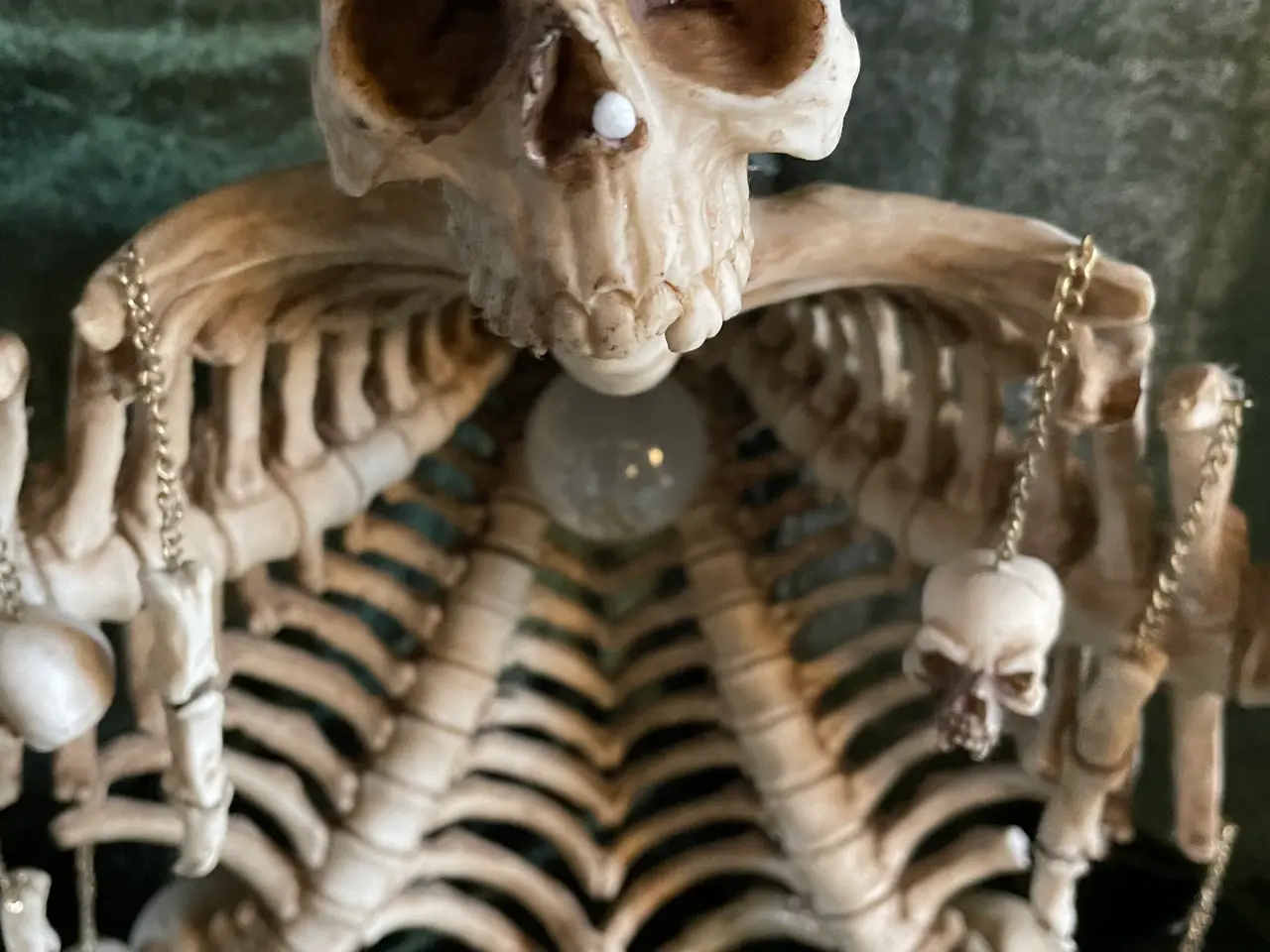Billede 1 - Skeletlampe til halloween