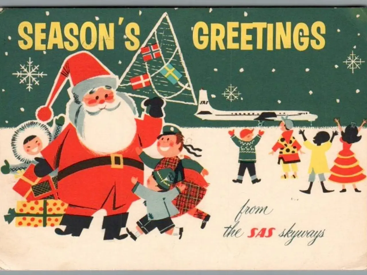 Billede 1 - SAS - Seasons Greetings - Global Airline - Brugt