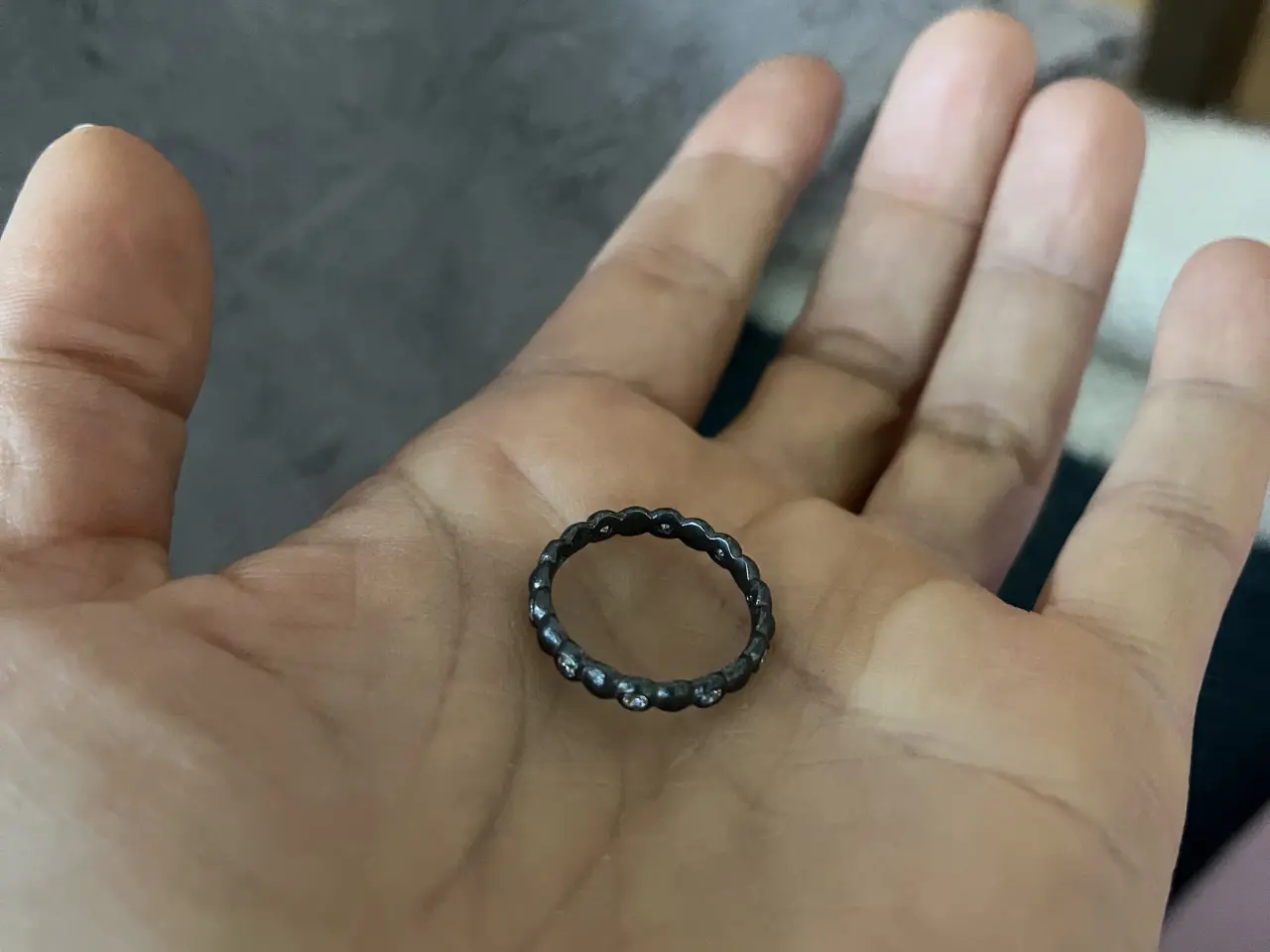 Billede 4 - Spinning ring med sten