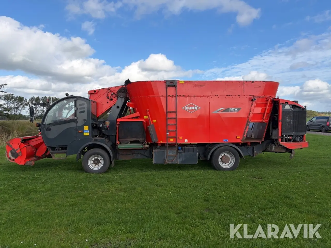 Billede 2 - Selvkørende fuldfoderblander Khun Intense spw 25 224 hk – frontfræser