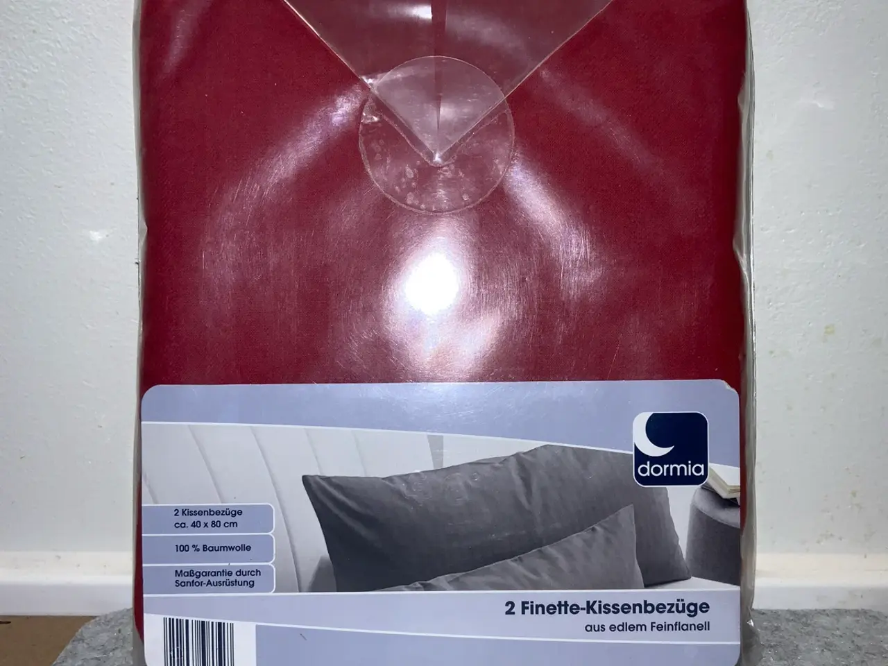 Billede 2 - Pudebetræk, 2 stk. i, 80x40 cm., 100% bomuld.