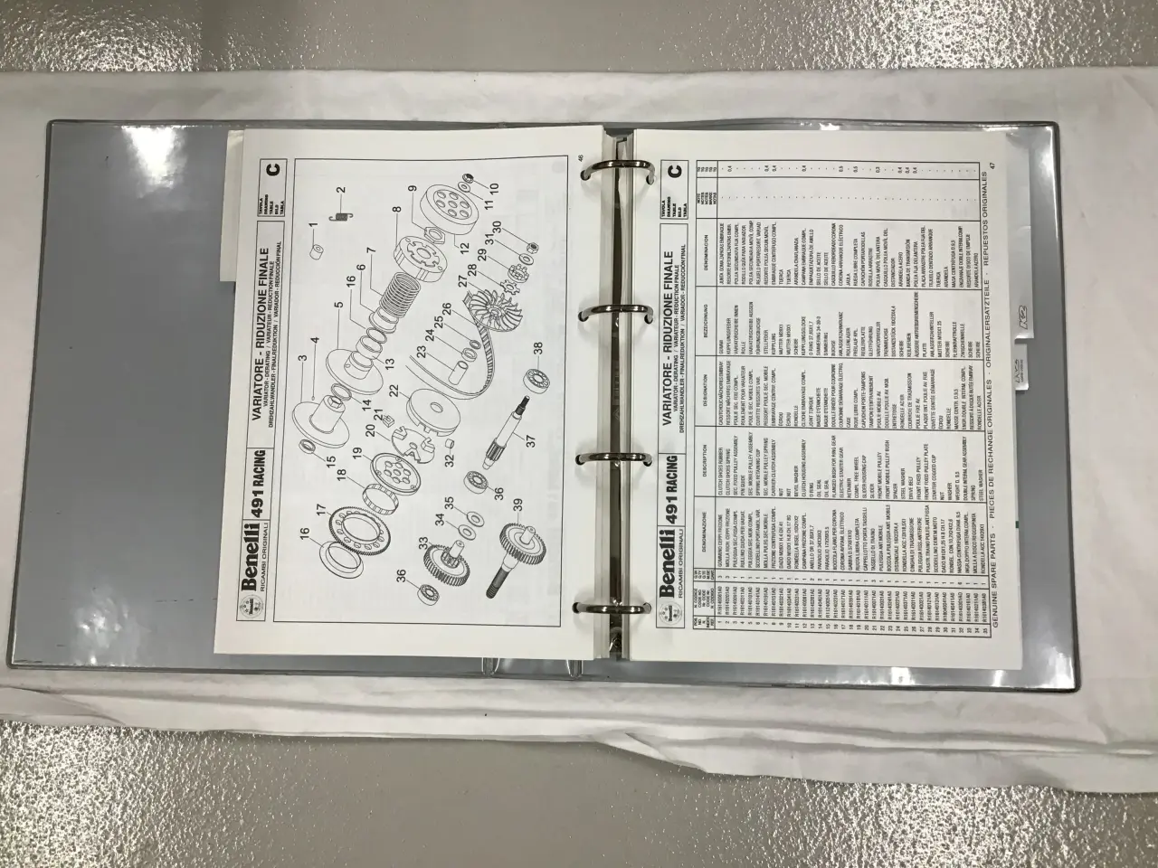 Billede 4 - Benelli partskatalog