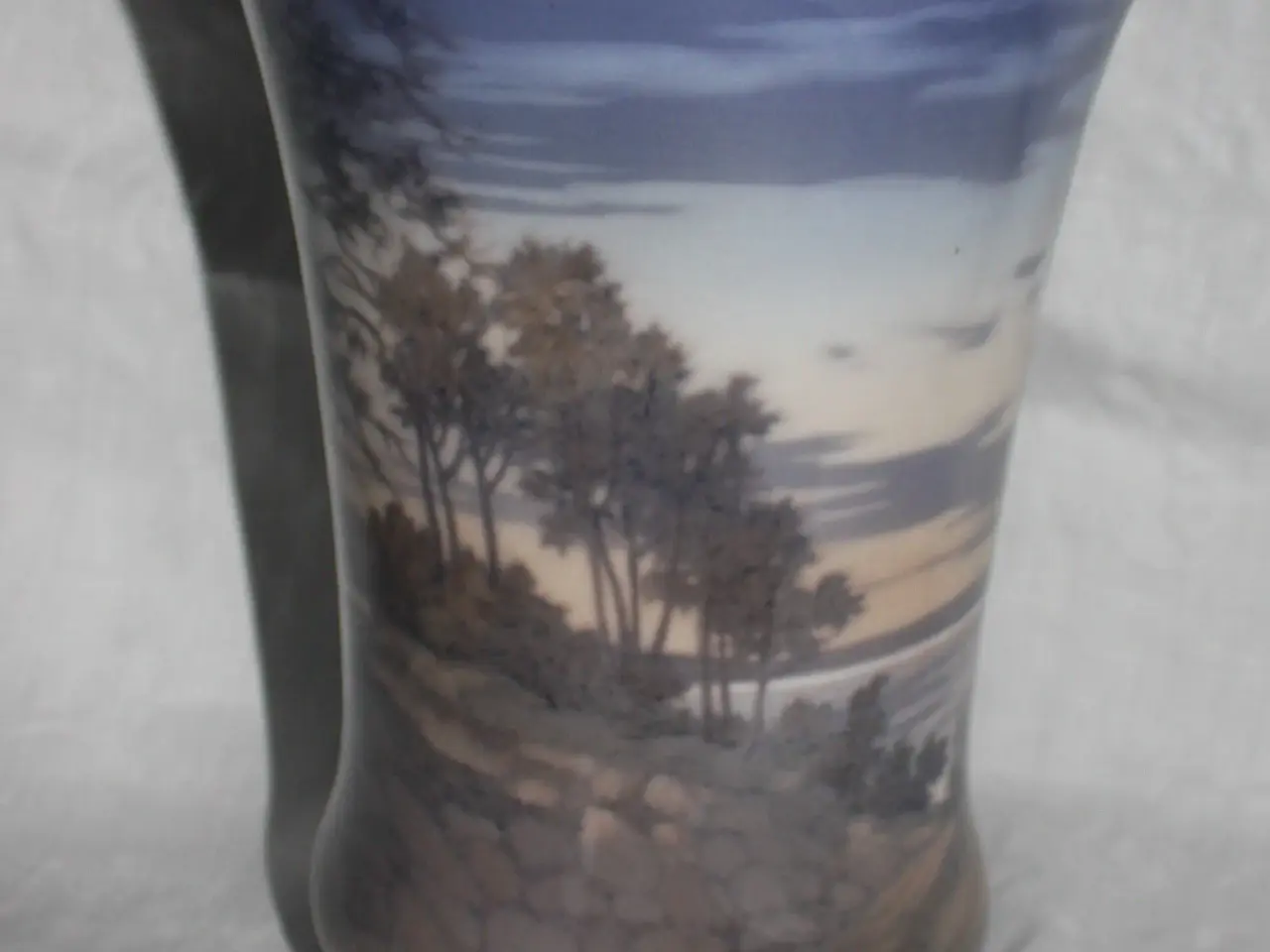Billede 5 - Dahl Jensen, vase m. landskab