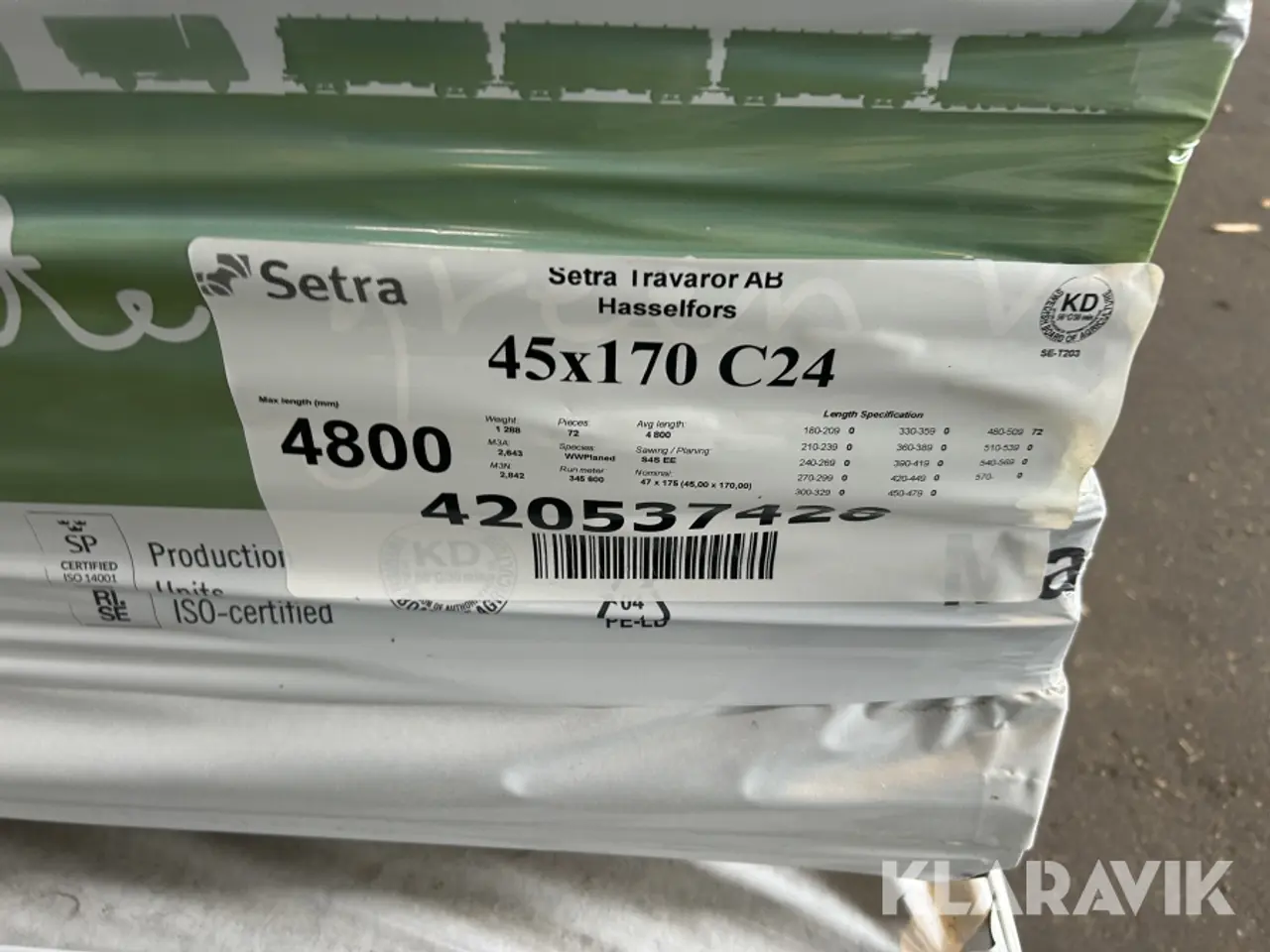 Billede 4 - Spærtræ Setra C24, 72 Styk
