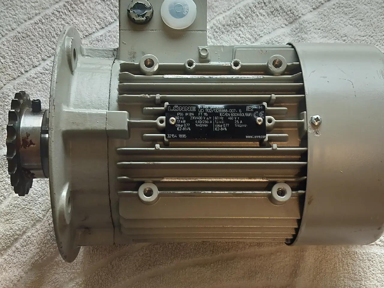 Billede 1 - 1,1 kW elmotor