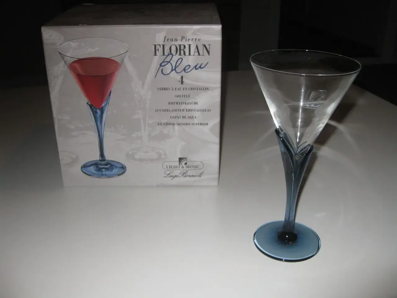 Billede 1 - Crystalglas Florian Bleu