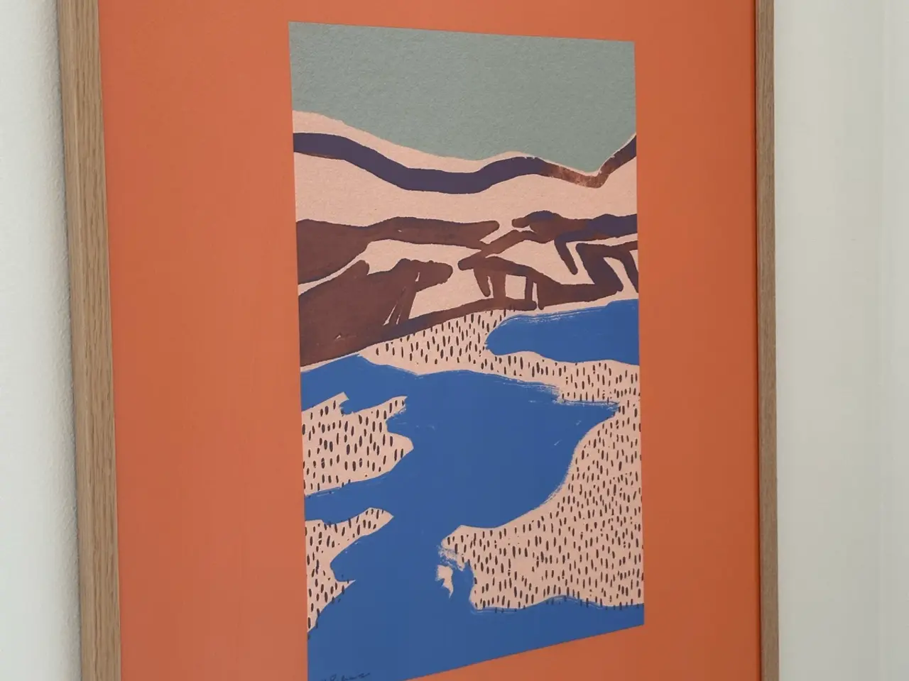 Billede 4 - Plakat “ Orange Landscape” By Magdalena Pankiewicz