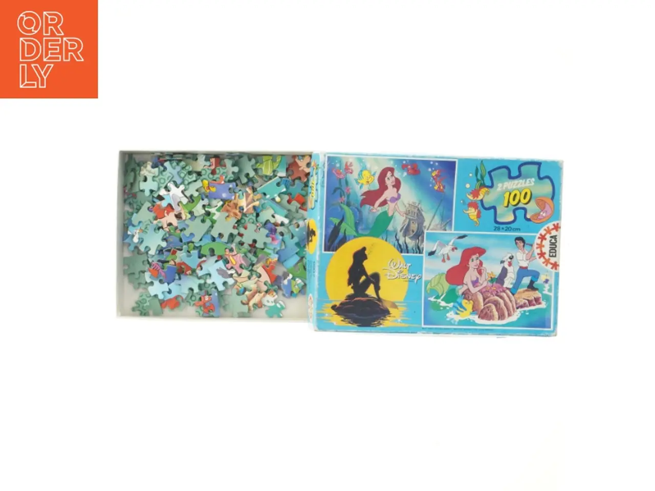Billede 2 - Disney Puslespil fra Disney (str. 2 puslespil er 100 prikker. 28 x 20 cm)
