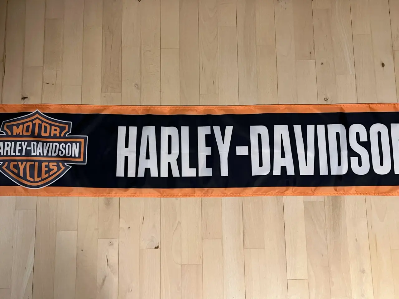 Billede 1 - Flag / banner lang med Harley-Davidson