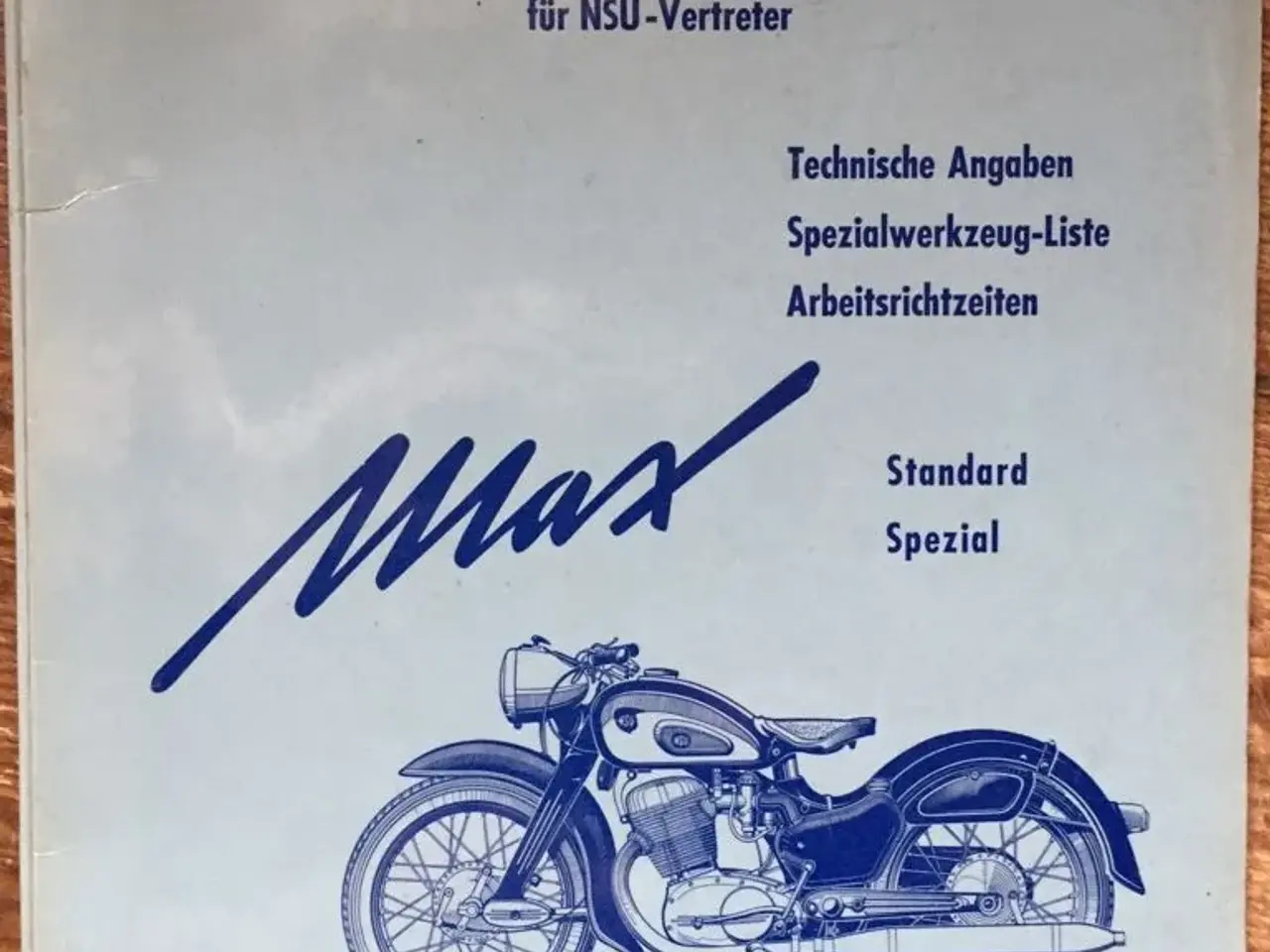 Billede 1 - NSU Max - Instandsetzungsanweisungen (org.)