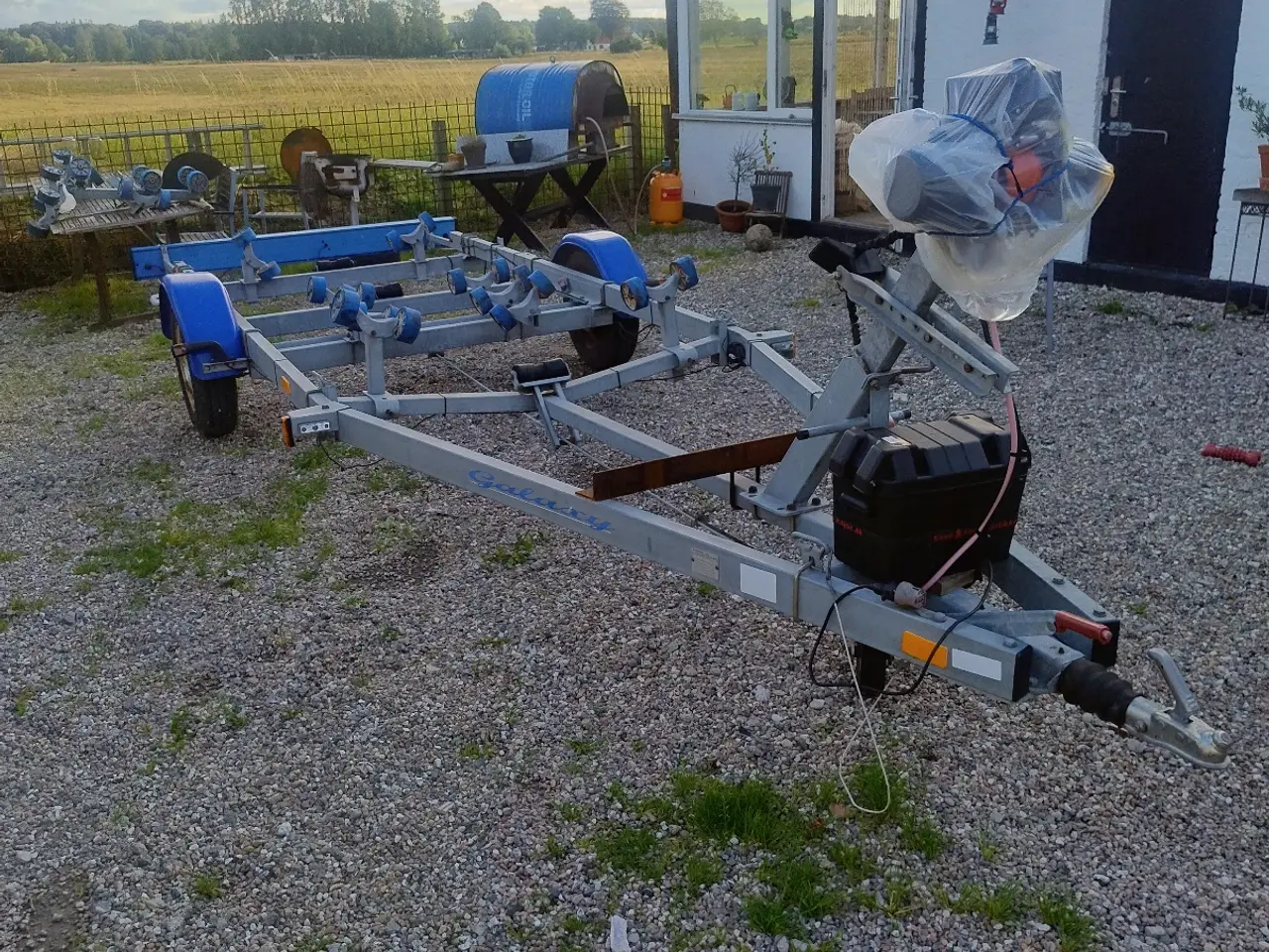 Billede 1 - Bådtrailer m. elspil