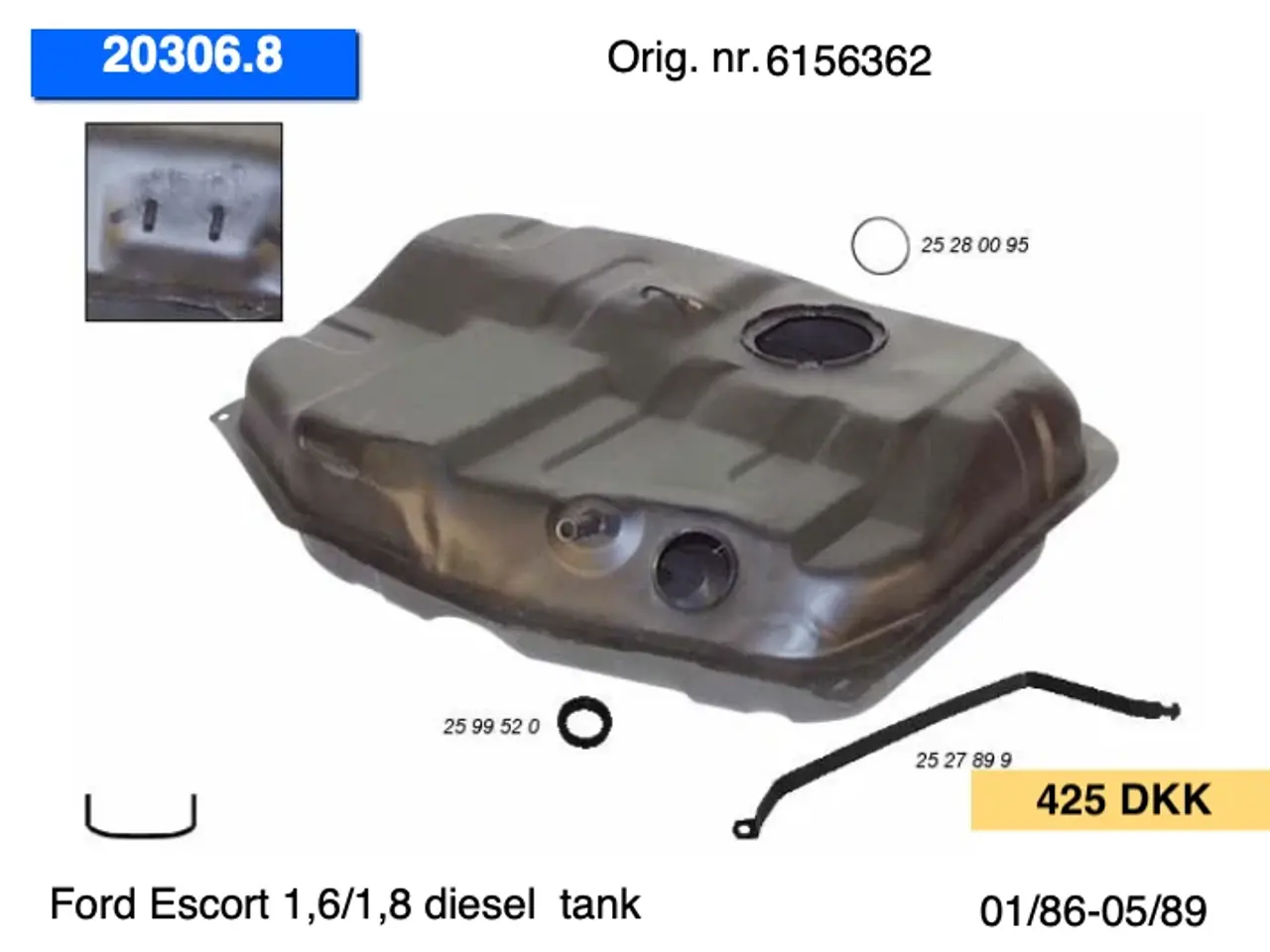 Billede 10 - Ford Escort (85-00) tanke