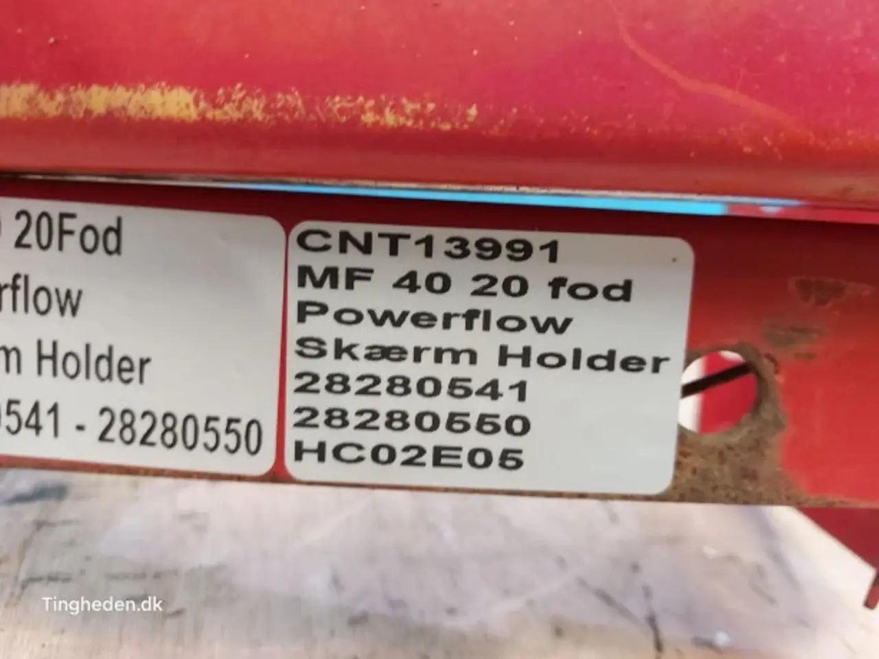 Billede 13 - Massy Ferguson 40 Powerflow 20 Fod Holder 28280541