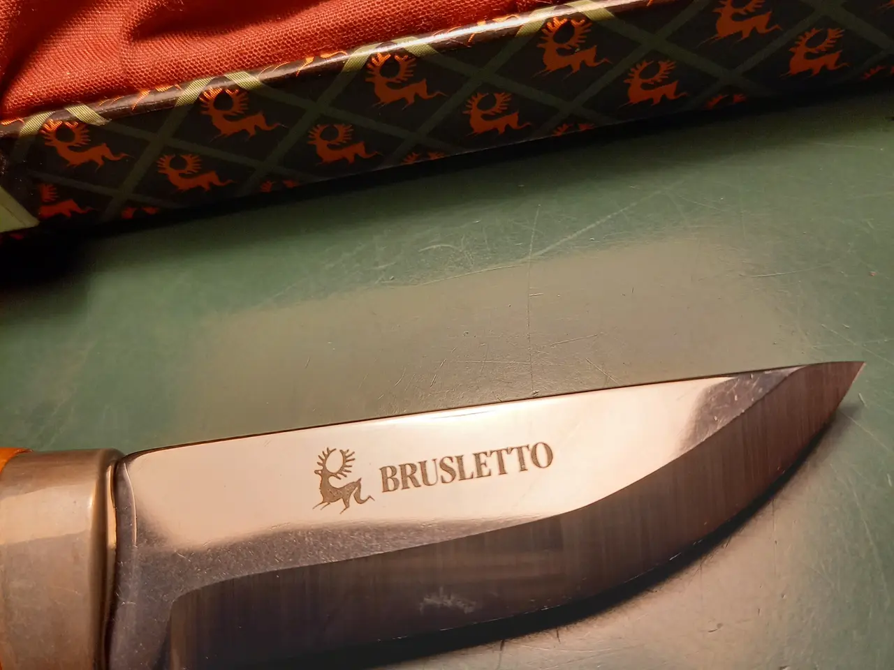 Billede 2 - SUPER FLOT BRUSLETTO KNIV MED ÆSKE