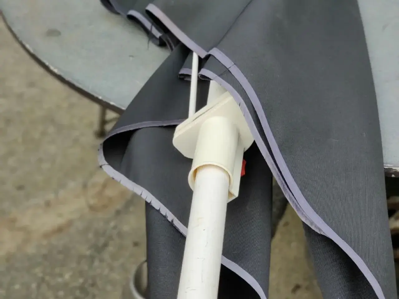 Billede 5 - Altanparasol halvrund