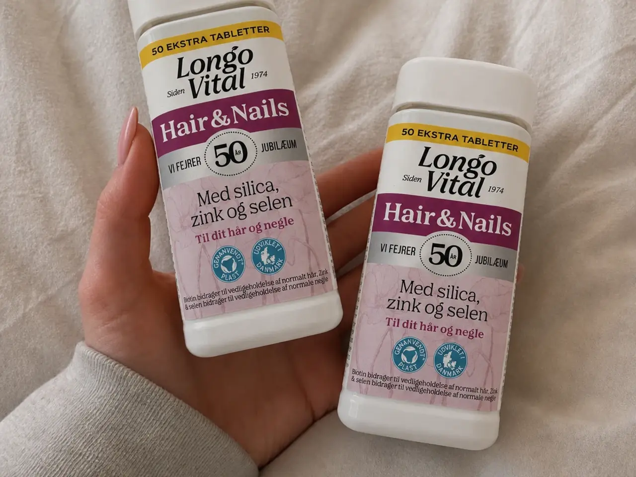 Billede 1 - 2 stk. LongoVital Hair & Nails (230 stk.)