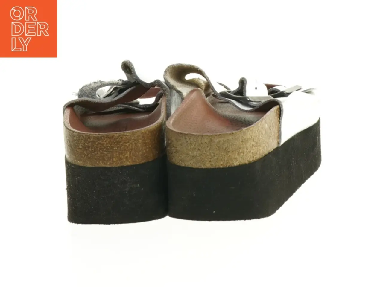 Billede 2 - Sølvfarvede sandaler med platform fra Sixty Seven (str. Længde, 24,5 cm)