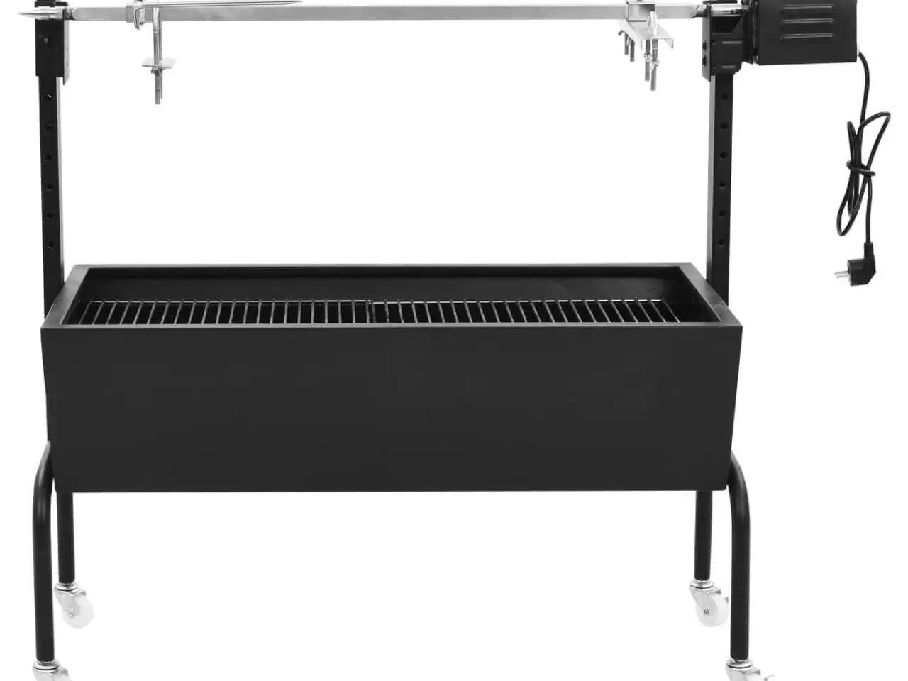Billede 2 - Elektrisk grill med rotisserie - rustfrit stål, på hjul
