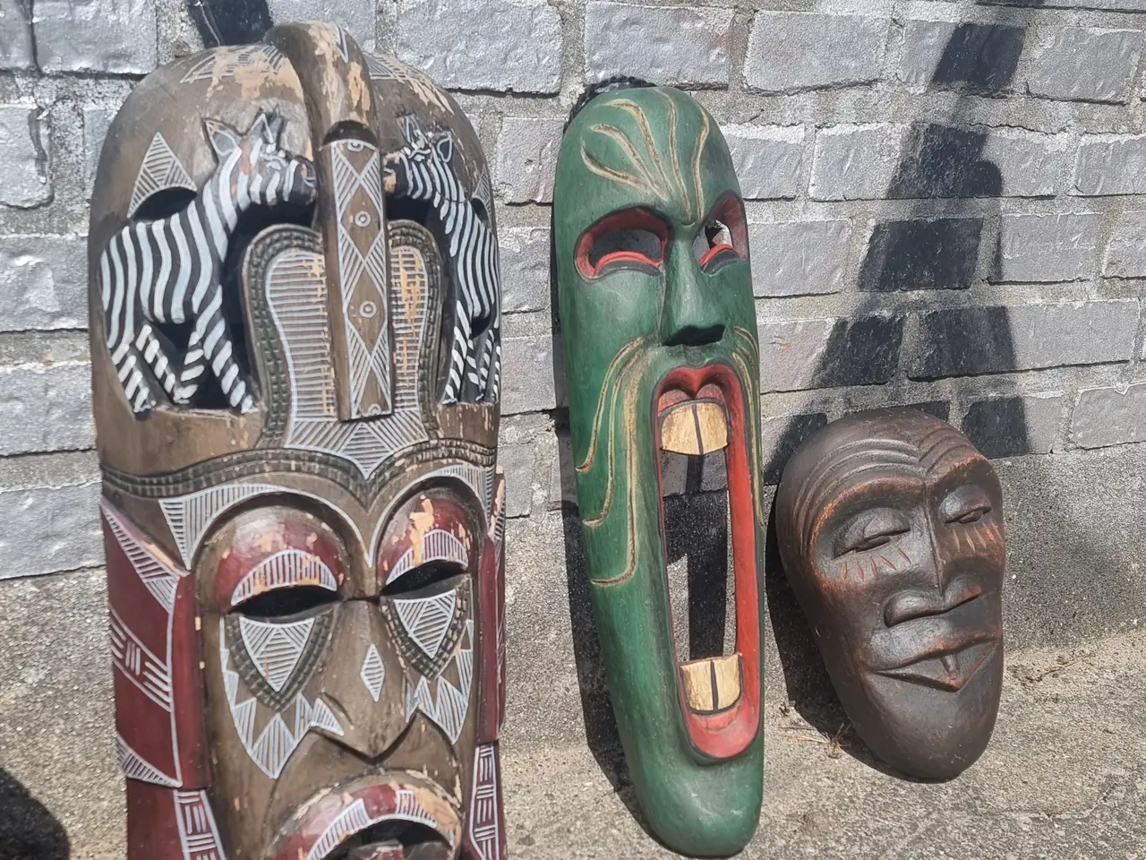 Billede 4 - Afrikanske figurer og masker.