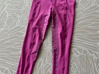 Børne ridetights med fuld grip