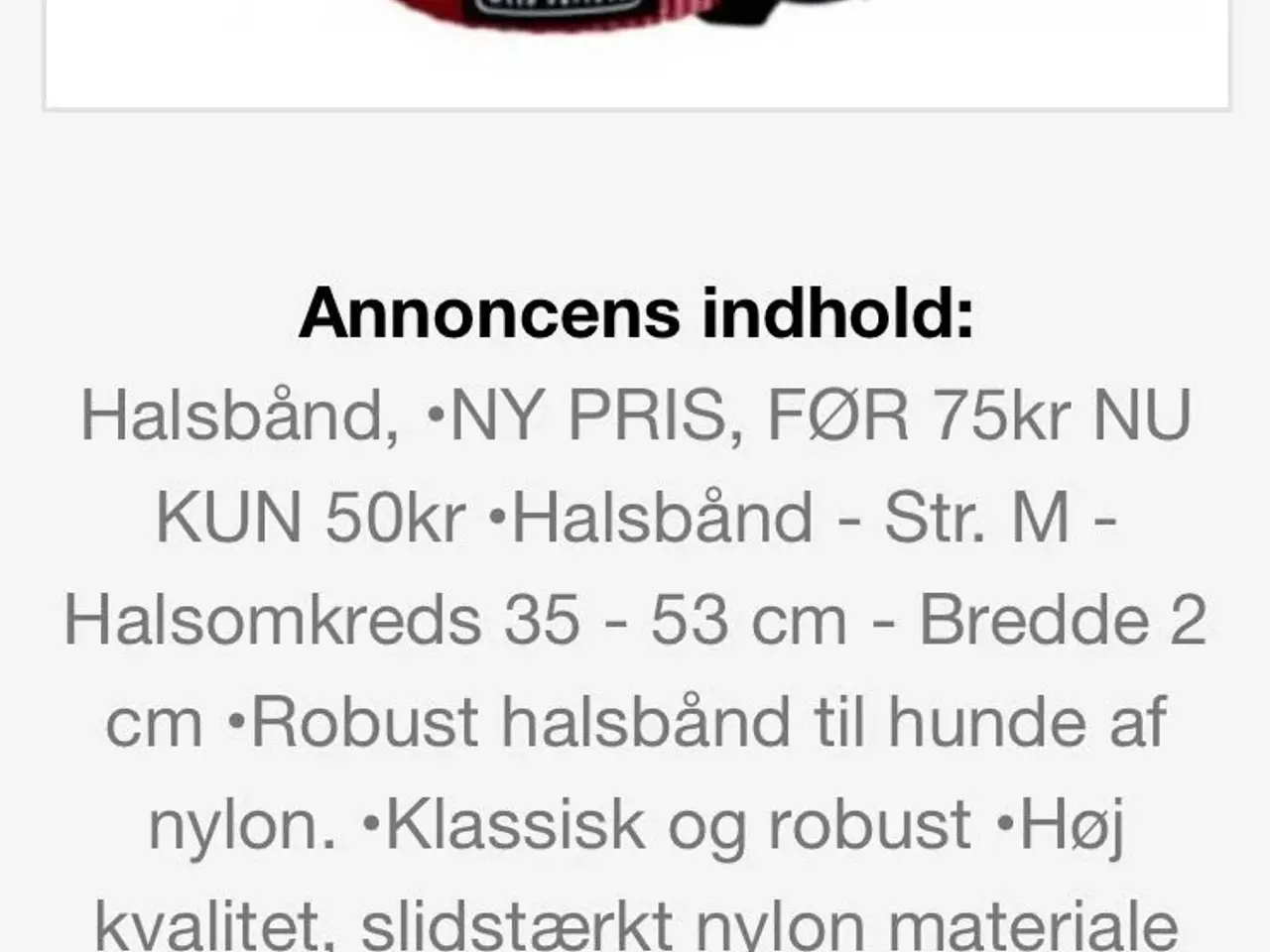 Billede 2 - Hundehalsbånd og aktivetslegetøj