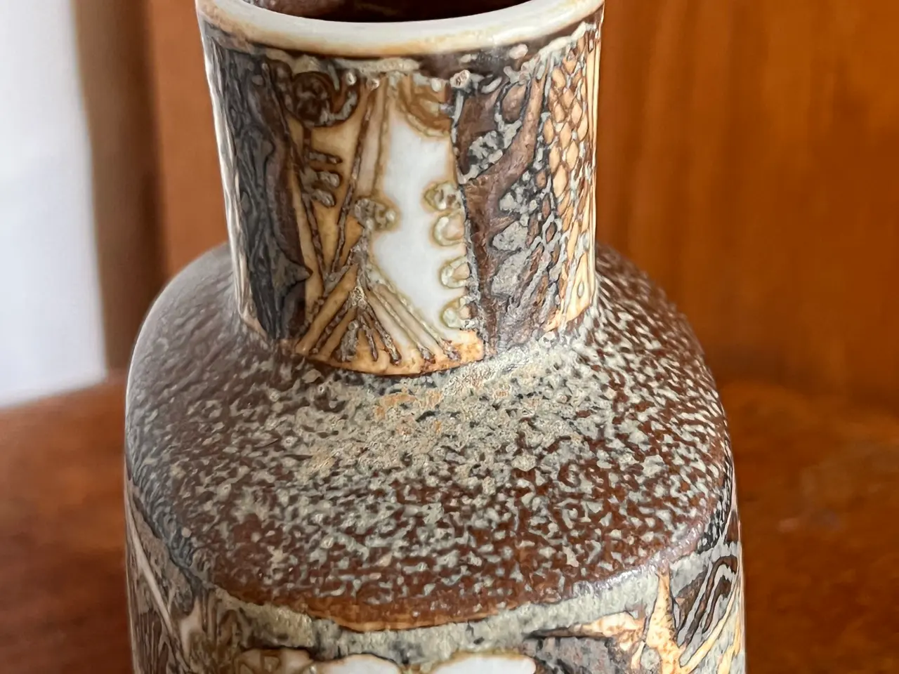 Billede 2 - Royal Copenhagen Baca fajancevase – Nils Thorsson 