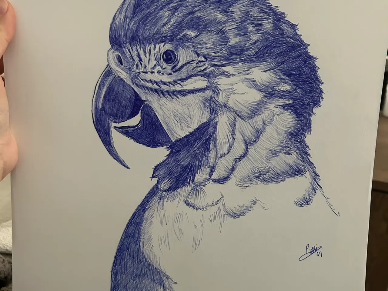 Billede 1 - Ballpoint art piece