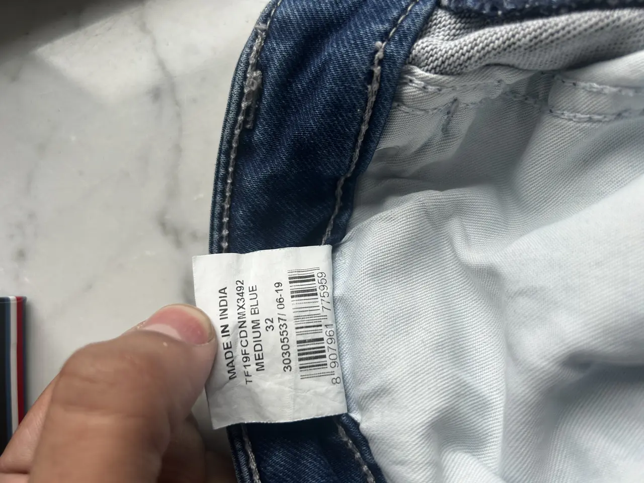Billede 9 - Skinny blå jeans fra DNMX, medium