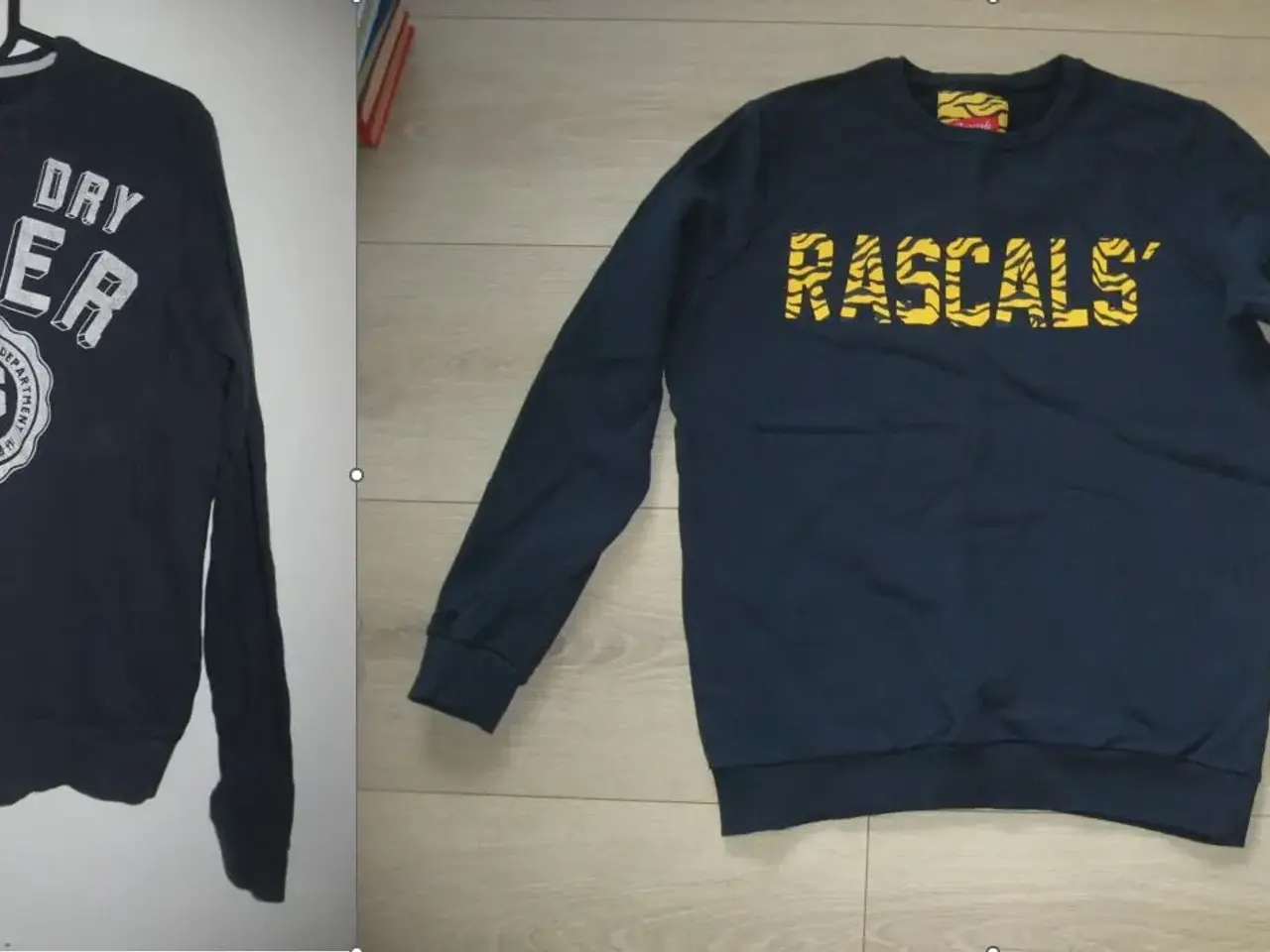 Billede 1 - Sweatshirts SuperDry og Rascals str S samlet pris