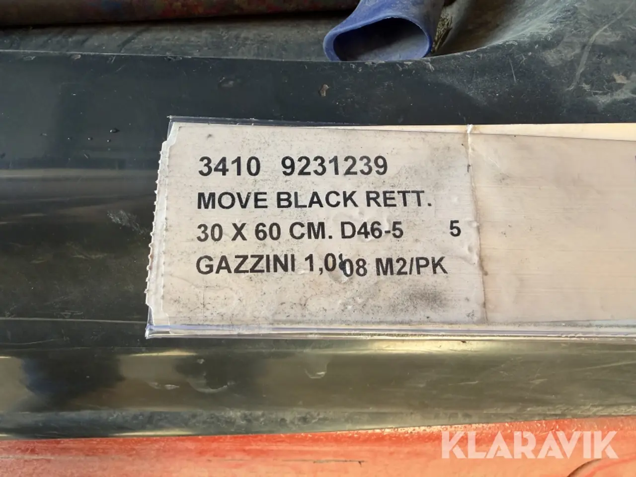 Billede 8 - Klinker Gazzini Move black rett 30x60 50,76m2