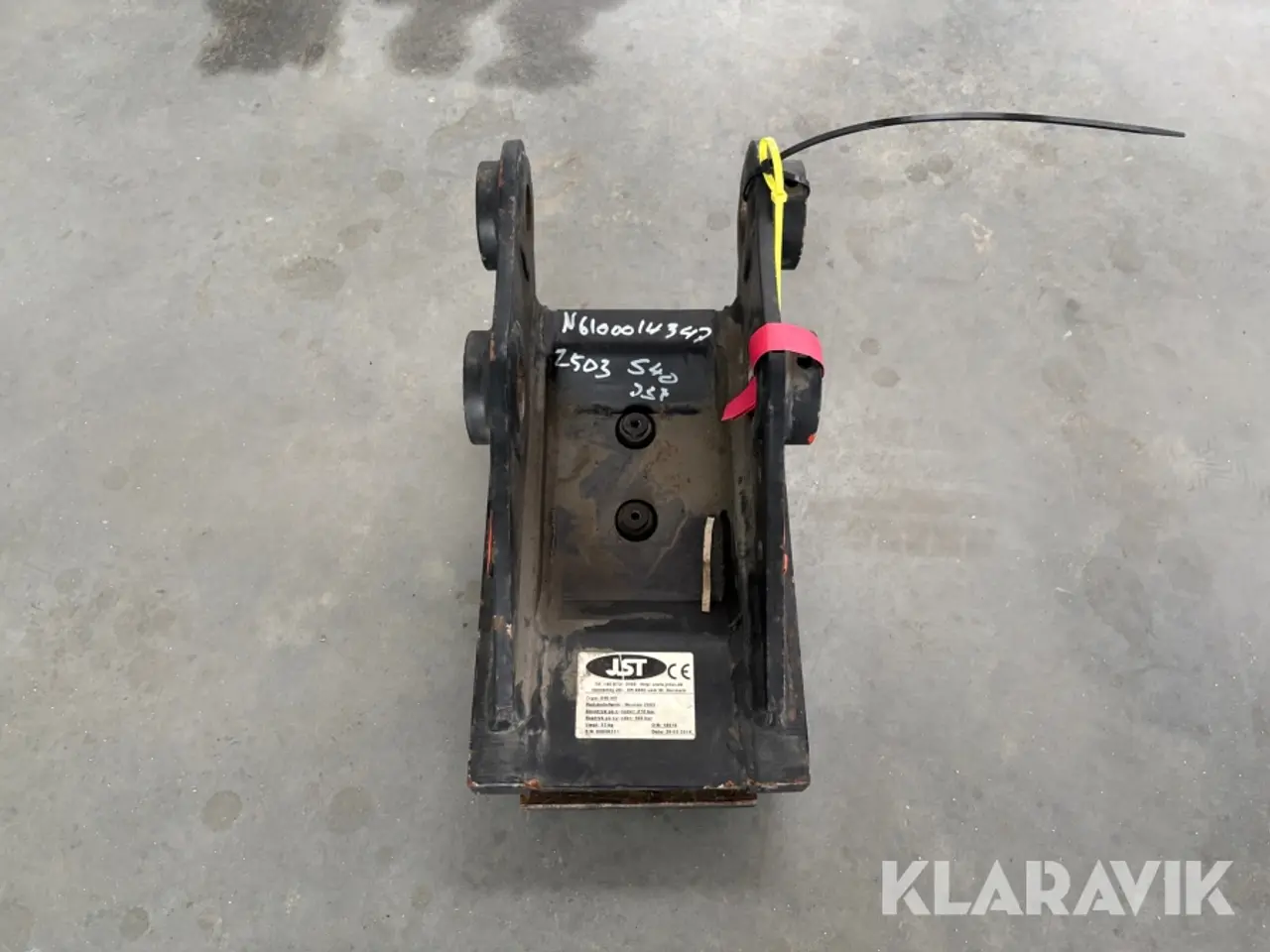 Billede 2 - Hydraulisk hurtigskifte JST S40 HY