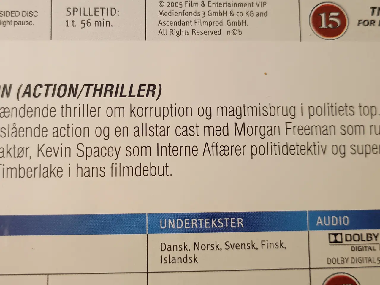 Billede 4 - Tre film til ens pris.