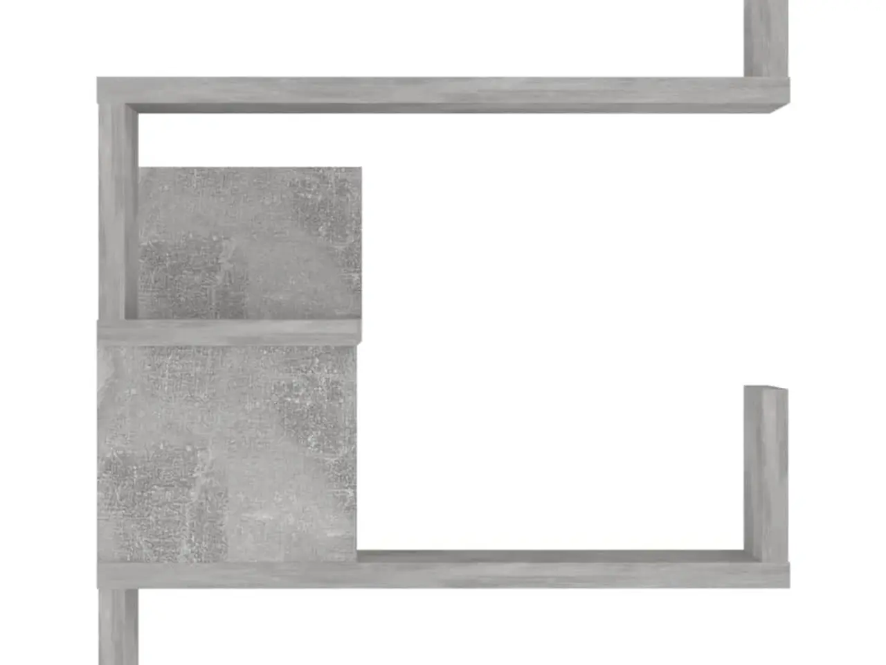 Billede 7 - Væghængte hjørnehylder 2 stk. - 40 × 40 × 50 cm, betongrå