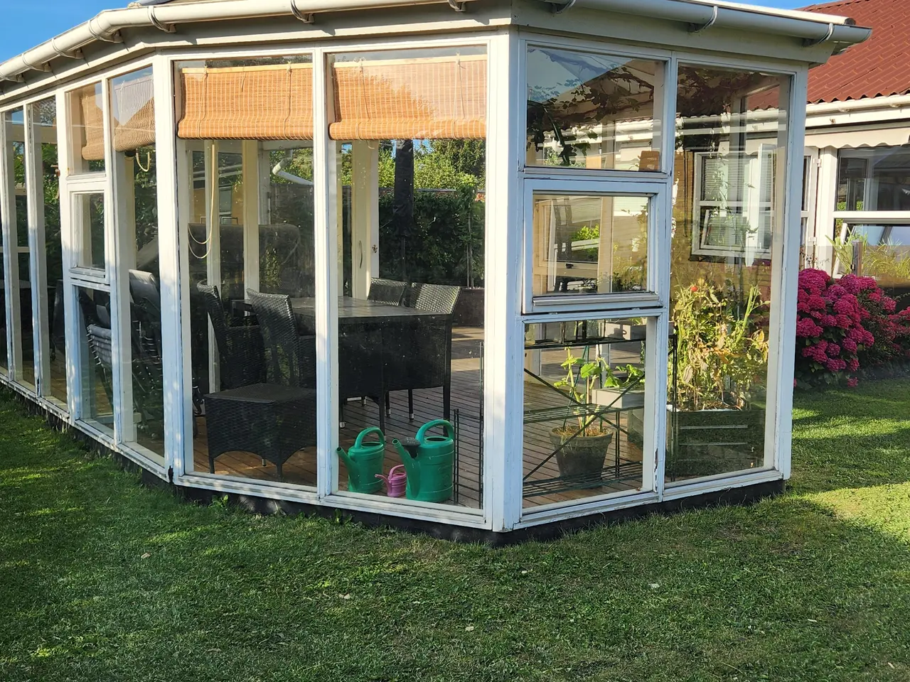 Billede 10 - Overdækket terrasse med orangeri