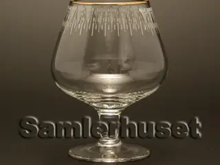 Kongeå Cognacglas. H:85 mm.
