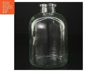 Flot glas apoterflaske (str. 17 cm)