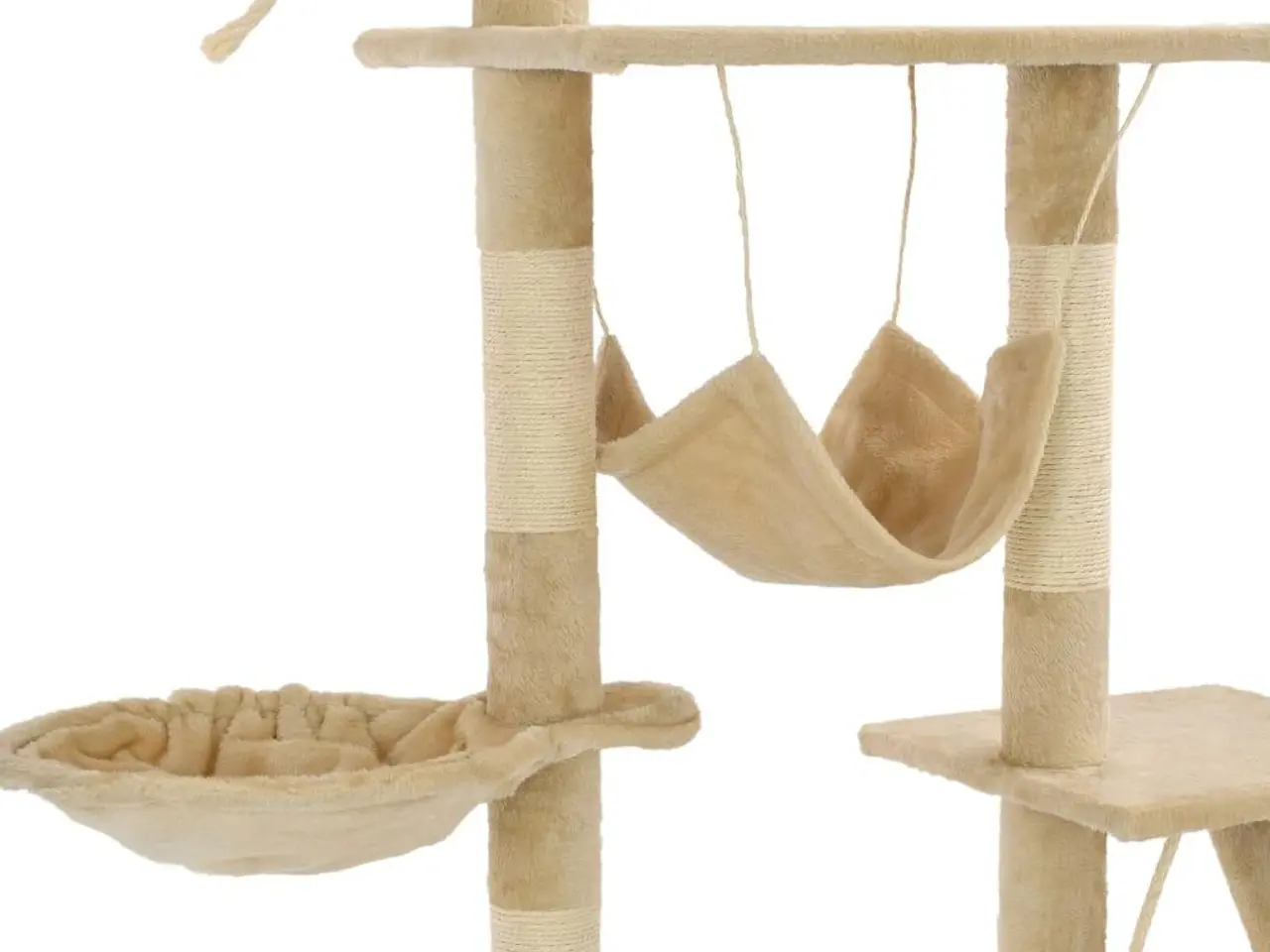 Billede 6 - Kradsetræ med sisal-kradsestolper 230-250 cm - beige