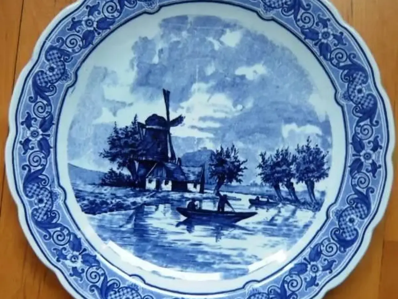 Billede 1 - Stor platte fra DELFTS Royal Sphinx Maastricht