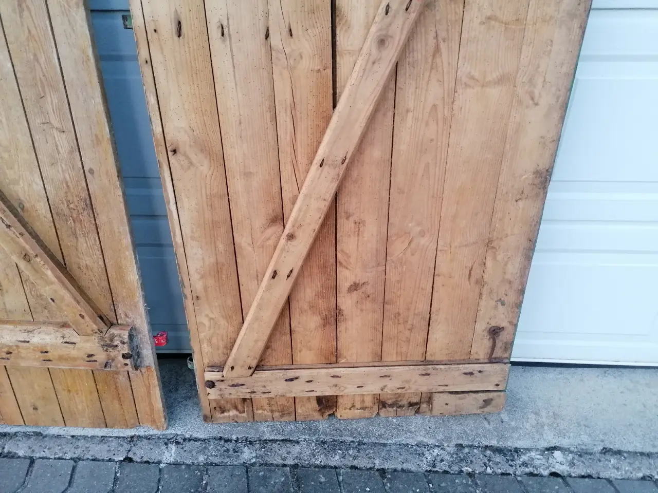 Billede 8 - Gamle Massive Trædøre Fer/Not HxB 180x82 / 176x82,