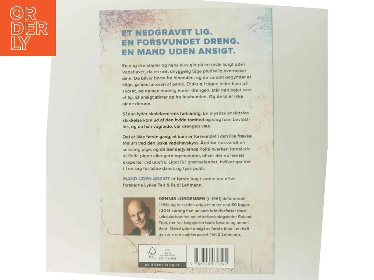 Billede 3 - Mand uden ansigt : krimi af Dennis Jürgensen (Bog)