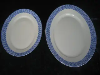 2 smukke serveringsfade sælges