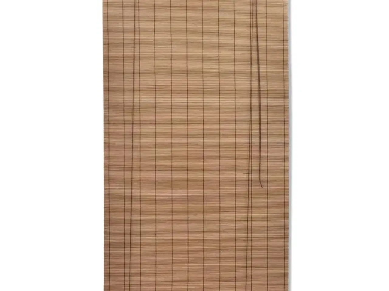 Billede 2 - Bambusrullegardin 80 x 160 cm - brun