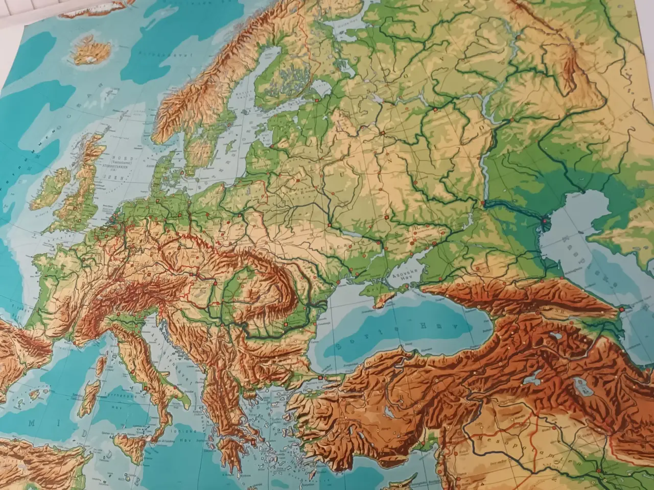 Billede 1 - Europakort. År 1966