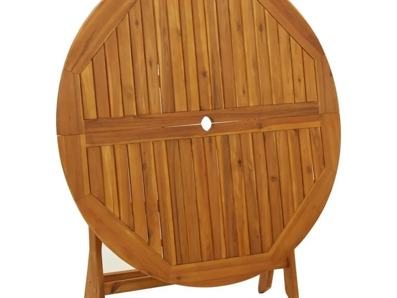 Billede 6 - Foldbart havebord i massivt akacietræ - 110 cm